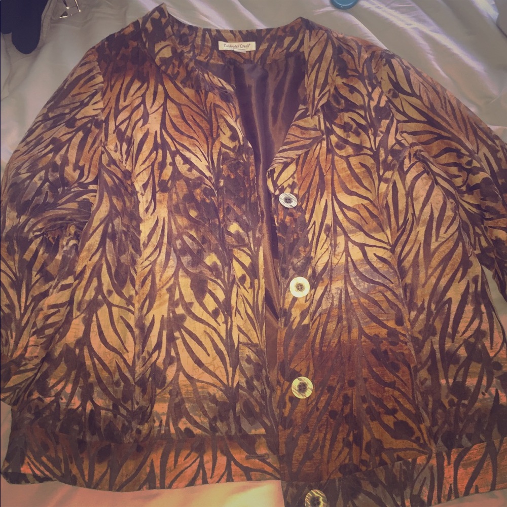 Lightweight fall colored blazer